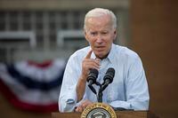 President Joe Biden speaks at a United Steel Workers of America Labor Day event in West Mifflin, Pa., just outside Pittsburgh, Monday Sept. 5, 2022. (AP Photo/Rebecca Droke)