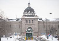 Bordeaux jail is shown in Montreal, Sunday, Feb. 7, 2021. Quebec's Public Security Department says a 21-year-old man who died after suffering injuries at a Montreal jail should have been released the day before. THE CANADIAN PRESS/Graham Hughes