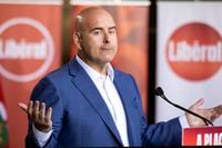 Ontario Liberal Leader Steven Del Duca  makes an announcement, in Toronto, on Monday, May 9, 2022. THE CANADIAN PRESS/Chris Young