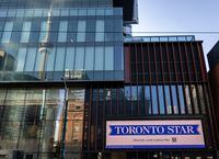 The new offices of the Toronto Star on Spadina Avenue in downtown Toronto. The large development called The Well at the corner of Front Street and Spadina includes other corporate offices and residential units. December 21, 2022(Melissa Tait/The Globe and Mail)