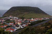 A general view shows the city of Velas in Sao Jorge island, where small earthquakes have been recorded, Azores, Portugal, March 25, 2022. REUTERS/Pedro Nunes