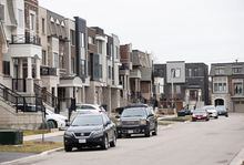 Homes on Vaudeville Dr. in Etobicoke, are photographed on Jan 10, 2023. Fred Lum/The Globe and Mail. 