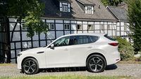 The 2023 Mazda CX-60 is a European-only teaser of the CX-70 and CX-90 and offers mild hybrid and plug-in hybrid options.