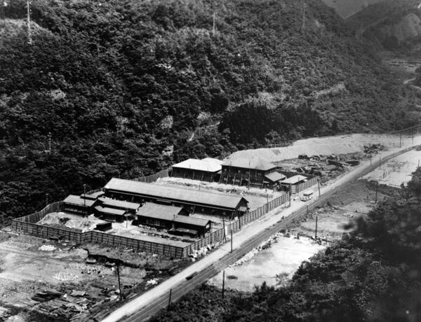 George MacDonell was taken prisoner in 1941 and held by the Japanese for four years. This photo shows the Ohasi POW camp where MacDonell and his comrades were held. (Copy photo by Moe Doiron/The Globe and Mail)