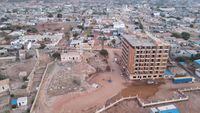 SOUSSAH, LIBYA - SEPTEMBER 14: General view of the city of Soussah following floods on September 14, 2023 in Soussah, Libya. Heavy rains brought by Storm Daniel caused two dams to burst and wiped out entire neighbourhoods in eastern Libya along the country's Mediterranean coast, with officials placing death tolls in the thousands, whilst man more are unaccounted for. (Photo by Mohamed Shalash/Getty Images)