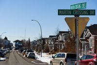 A 15-year-old girl was fatally shot in Martindale at 1:30 a.m. in Calgary on Tuesday, March 28, 2023. This is Calgary's third homicide of 2023. The police were called to the 200 block of Martin Crossing Crescent N.E. and it's believed the shooting happened at the 300 block of Martindale Drive N.E. An autopsy is scheduled for tomorrow, Wednesday, March 29, 2023, and the victim's identity will be released following the autopsy. (Photo by Jude Brocke/The Globe and Mail)
