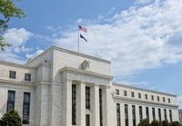 (FILES) This file photo taken on August 1, 2015, shows the US Federal Reserve building in Washington, DC. - Donald Trump said January 16, 2020, he will nominate two allies for the board of the Federal Reserve, which the US president has repeatedly accused of not doing enough for the economy. Trump had originally tweeted in July he would nominate Christopher Waller, a director of the Fed's satellite office in St. Louis, Missouri, and conservative economist Judy Shelton. (Photo by KAREN BLEIER / AFP) (Photo by KAREN BLEIER/AFP via Getty Images)