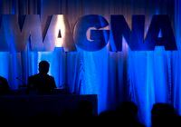 Attendees await the start of Magna's annual meeting in Toronto on May 10, 2013.