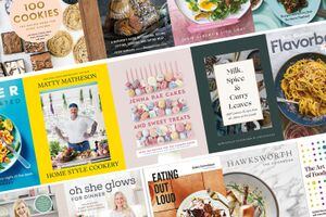 A selection of cookbook book covers