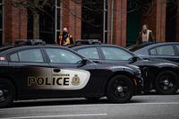 The sister of a Vancouver police officer who died by suicide told a coroner's inquest she believed Const. Nicole Chan was being blackmailed to have sex with another officer in the department. Police cars are seen parked outside Vancouver Police Department headquarters in Vancouver, on Saturday, January 9, 2021. THE CANADIAN PRESS/Darryl Dyck