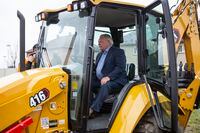 Ontario Premier Doug Ford attends a photo opportunity on a construction site in Brampton, as he starts his re-election campaign, on Wednesday, May 4, 2022. THE CANADIAN PRESS/Chris Young