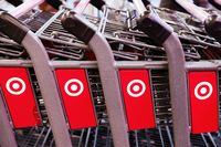 FILE PHOTO: A Target logo is seen on shopping carts at a Target store in Manhattan, New York City, U.S., November 22, 2021. REUTERS/Andrew Kelly/File Photo