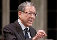 Then-Liberal MP Irwin Cotler rises during question period in the House of Commons in Ottawa, Thursday, Dec. 15, 2011. Cotler, a former Liberal cabinet minster and long-time advocate for human rights, has been appointed Canada's first special envoy for Holocaust remembrance and combating anti-Semitism. THE CANADIAN PRESS/Adrian Wyld