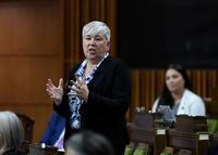 Fisheries Minister Bernadette Jordan rises during question period in the House of Commons, in Ottawa, on Sept. 29, 2020.