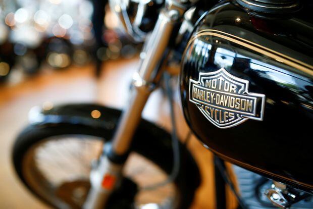 Image result for Harley-Davidson's profit beats estimates, shares rally