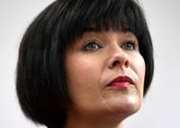 Minister of Health Ginette Petitpas Taylor listens to a question during an announcement on funding for the opioid crisis in Ottawa on Monday, March 26, 2018.
