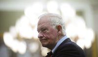 Former governor general David Johnston appears before a Commons committee on Parliament Hill in Ottawa on Tuesday, Nov. 6, 2018. THE CANADIAN PRESS/Sean Kilpatrick