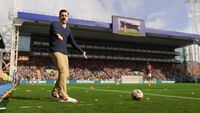 Ted Lasso, played by actor Jason Sudekis in the series “Ted Lasso”, is seen on the sidelines in an undated handout screenshot from the game FIFA 23. Electronic Arts and Warner Bros. Interactive Entertainment announced Wednesday that AFC Richmond, the team managed by the affable Ted Lasso in the hit Apple TV+ series, will be available to gamers across multiple game modes in the upcoming EA Sports FIFA 23 video game. THE CANADIAN PRESS/HO-EA