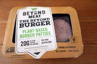 A package of meatless burgers are seen in Orlando, Fla., on June 26, 2019. When A&W started serving Beyond Meat veggie burgers at its restaurants, the fast-food chain offered many patrons their first bite of the much touted, celebrity backed plant-based patty. In the year and a half since, Canadians continued searching for plant-based options at home and on the go. By the time A&W added a plant-based nugget in December, many fast-food chains -- even long-time holdout McDonald's Canada -- boasted a trendy vegetarian menu item, too. THE CANADIAN PRESS/AP, John Raoux