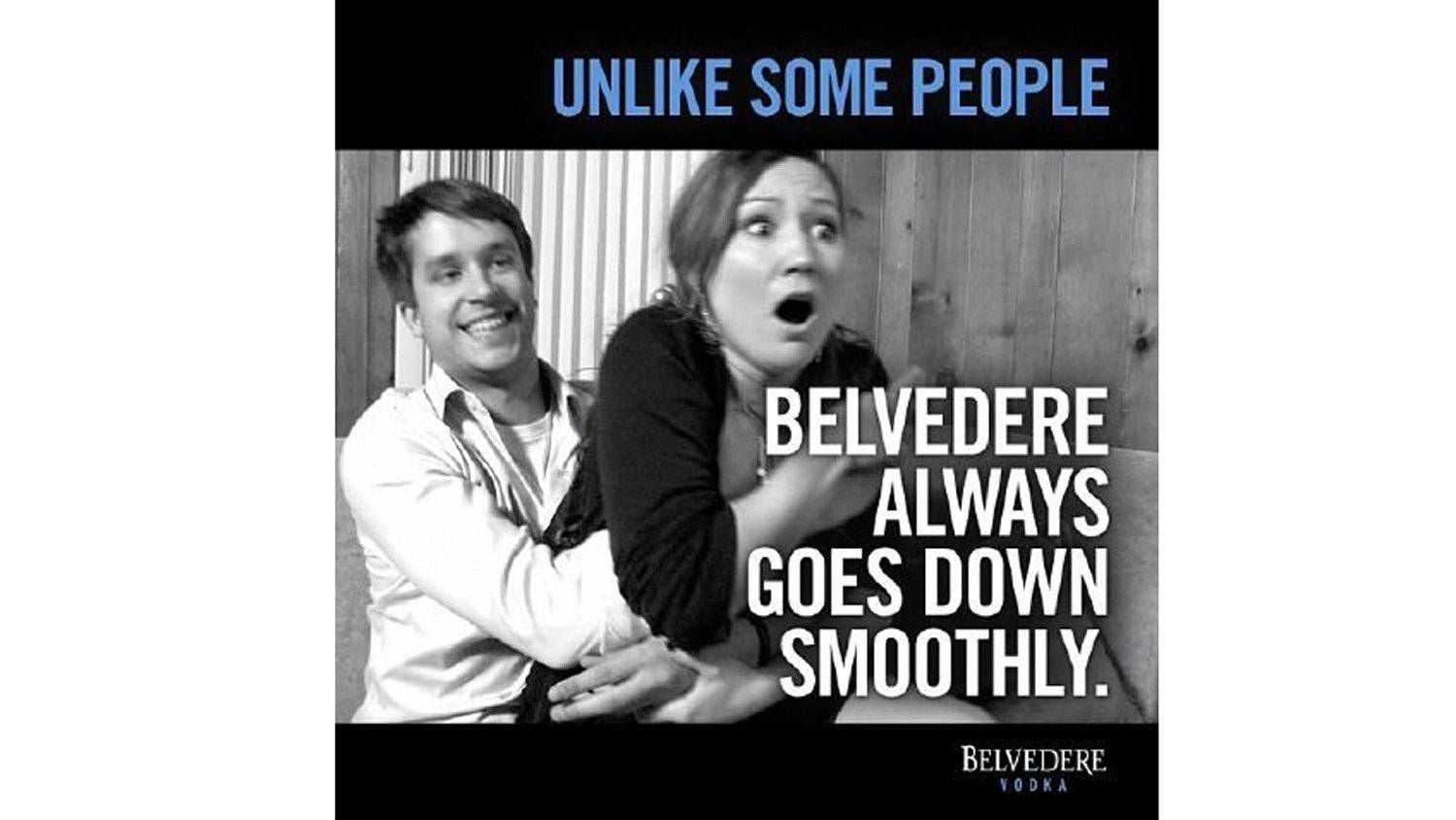 Belvedere Vodka Gets Down and Dirty in Ads