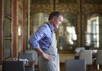 Chef Mark McEwan is photographed in the Diwan restaurant at the Aga Khan Museum on Nov 4 2015. (Fred Lum/The Globe and Mail)