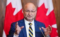 David Lametti, Minister of Justice and Attorney General of Canada, makes an announcement regarding bail reform in Ottawa on Tuesday, May 16, 2023. THE CANADIAN PRESS/Sean Kilpatrick