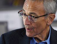 LAS VEGAS, NEVADA - APRIL 27:  Center for American Progress Chairman and Counselor John Podesta attends the National Forum on Wages and Working People: Creating an Economy That Works for All at Enclave on April 27, 2019 in Las Vegas, Nevada. Six of the 2020 Democratic presidential candidates are attending the forum, held by the Service Employees International Union and the Center for American Progress Action Fund, to share their economic policies.  (Photo by Ethan Miller/Getty Images)