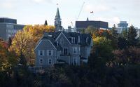The Canadian prime ministers' residence, 24 Sussex, is seen on the banks of the Ottawa River in Ottawa on Monday, Oct. 26, 2015. Almost a year before the closure of 24 Sussex Drive amid disrepair and an infestation of rodents, the chairman of the National Capital Commission's board of directors warned that further delaying a cabinet decision on the fate of the residence would put the whole structure at risk. THE CANADIAN PRESS/Sean Kilpatrick