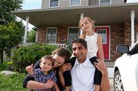Sana and Alicia Zareey photographed with their children Maxell and Sophia at their home in Stratford, ON on Saturday, July 10, 2021. Sana is pursuing a Ph.D. in Education at the University of Toronto. Alicia is a doctor at Sick Kids.