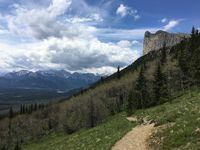 New research has spelled out for the first time the gap between official lists of trails in the southern Rockies and the number of trails there actually are, suggesting effects from the growing number of backcountry users may be larger than suspected.The hiking trail on Yamnuska in Alberta's Bow Valley Wildland Provincial Park, part of Kananaskis Country, is shown in June 2017.THE CANADIAN PRESS/Colette Derworiz