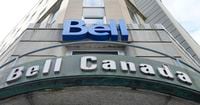 Bell Canada signage is pictured in Ottawa on Wednesday Sept. 7, 2022. BCE Inc. is cutting 1,300 positions, around three per cent of its workforce, and closing or selling nine radio stations as the company plans to “significantly adapt” how it delivers the news. THE CANADIAN PRESS/Sean Kilpatrick