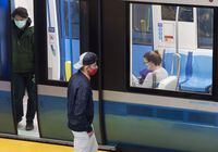 Montreal's public transit authority is poised to equip its security officers with cayenne pepper aerosol gel, pending approval from its board at a meeting this evening. People wear face masks as they commute via metro in Montreal, Saturday, Oct. 17, 2020. THE CANADIAN PRESS/Graham Hughes