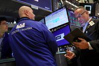 Traders work on the floor of the New York Stock Exchange (NYSE) in New York City, U.S., July 24, 2023.  REUTERS/Brendan McDermid