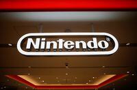 FILE PHOTO: The Nintendo logo is displayed at the Nintendo Tokyo store in Tokyo, Japan, Nov. 19, 2019. REUTERS/Issei Kato/File Photo