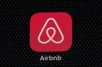 In this Saturday, May 8, 2021, file photo, the Airbnb app icon is seen on an iPad screen, in Washington. (AP Photo/Patrick Semansky, File)