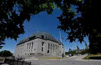The Supreme Court of Canada is seen in Ottawa on Thursday, June 17, 2021. The high court has released its written reasons for a decision to uphold the conviction of a foster father in the starvation death of one child and the near death of her sister in Saskatchewan. THE CANADIAN PRESS/Justin Tang