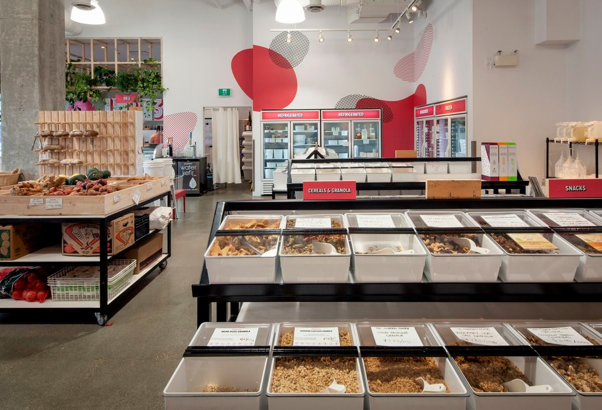 Aiming for zero-waste includes repurposing store fixtures