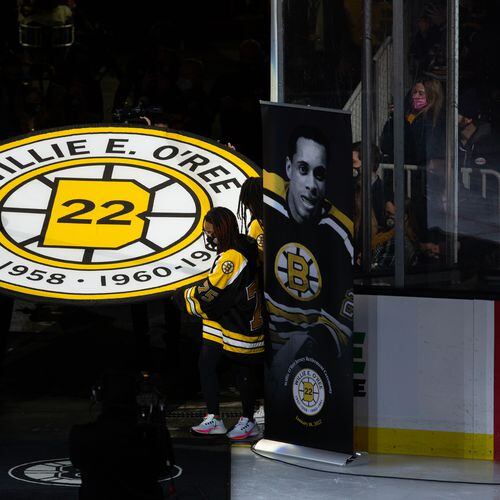 Bruins Willie O'Ree Game Jerseys Up for Bids