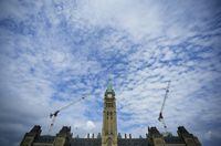 The Centre Block of Parliament Hill is pictured as members of Parliament return to the House of Commons in Ottawa on Monday, Sept. 18, 2023, following the summer recess. THE CANADIAN PRESS/Sean Kilpatrick
