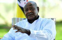 FILE PHOTO: Uganda's President Yoweri Museveni speaks during a Reuters interview at his farm in Kisozi settlement of Gomba district, in the Central Region of Uganda, January 16, 2022. Picture taken January 16, 2022. REUTERS/Abubaker Lubowa/File Photo
