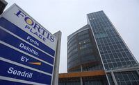 Fortis Place in downtown St. John's, N.L., is seen on Tuesday, Feb. 9, 2016. Fortis Inc. has a friendly US$11.3-billion deal to buy U.S. electric transmission company ITC, the latest acquisition south of the border for the Newfoundland-based utility company. THE CANADIAN PRESS/ Paul Daly