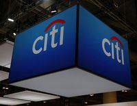 FILE PHOTO: The Citigroup Inc (Citi) logo is seen at the SIBOS banking and financial conference in Toronto, Ontario, Canada October 19, 2017. Picture taken October 19, 2017. REUTERS/Chris Helgren/File Photo