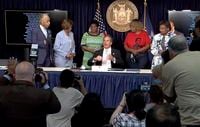 New York governor Andrew Cuomo signs police accountability legislation