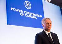 Paul Desmarais Jr., chairman and co-chief executive officer of the Power Corporation of Canada, attends their annual shareholder meeting in Toronto, on May 12, 2017.