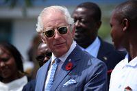 Britain's King Charles visits City Shamba, an urban farming project during their state visit to Kenya, in Nairobi, Kenya, October 31, 2023. REUTERS/Phil Noble/Pool