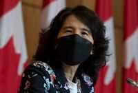 Canada's Chief Public Health Officer Theresa Tam is seen during a news conference, Friday, January 20, 2023 in Ottawa.  THE CANADIAN PRESS/Adrian Wyld