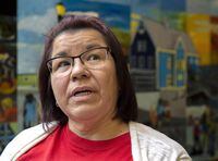 Chief Andrea Paul, of the Pictou Landing First Nation, attends a meeting of stakeholders as they respond to Northern Pulp’s Focus Report Tuesday, Nov. 19, 2019. The RCMP are investigating a racist letter sent last week to the leader of a First Nation who successfully battled for the end of over five decades of pulp effluent being poured into a lagoon near her Nova Scotia community.THE CANADIAN PRESS/Andrew Vaughan