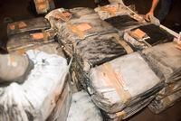 Seized packages of cocaine are shown in a government of Martinique handout photo