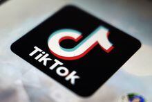 FILE - The TikTok app logo is pictured in Tokyo, Sept. 28, 2020. University of Wisconsin System officials said Tuesday, Jan. 24, 2023, that they will restrict the use of TikTok on system devices. (AP Photo/Kiichiro Sato, File)
