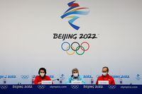 International Olympic Committee (IOC) President Thomas Bach attends a news conference during the Beijing Winter Olympics in Beijing, China, February 18, 2022. REUTERS/Tyrone Siu